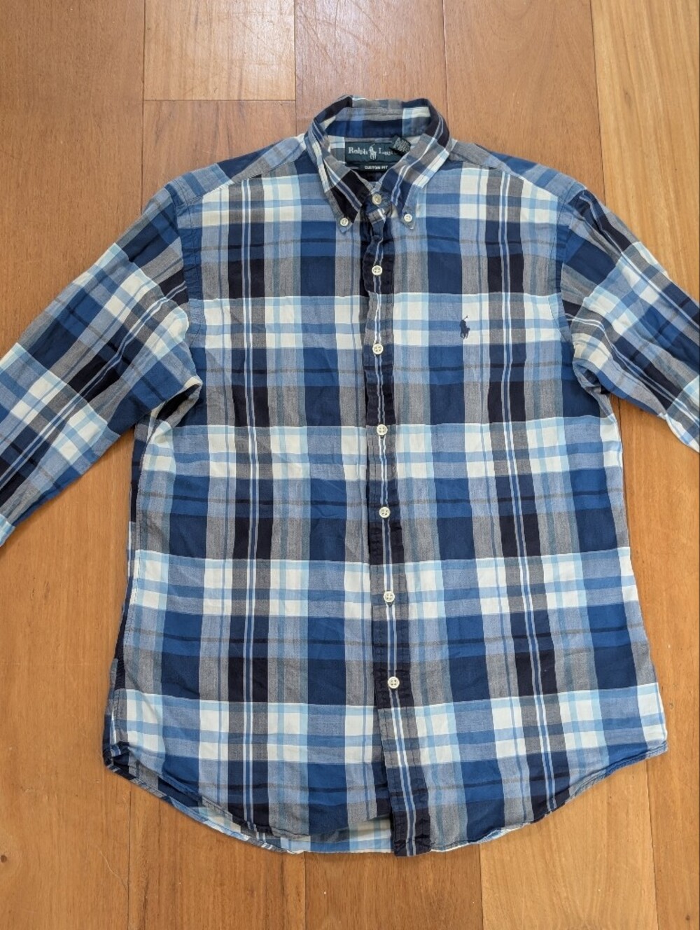 Polo by Ralph Lauren Blue Plaid Button-Down Shirt